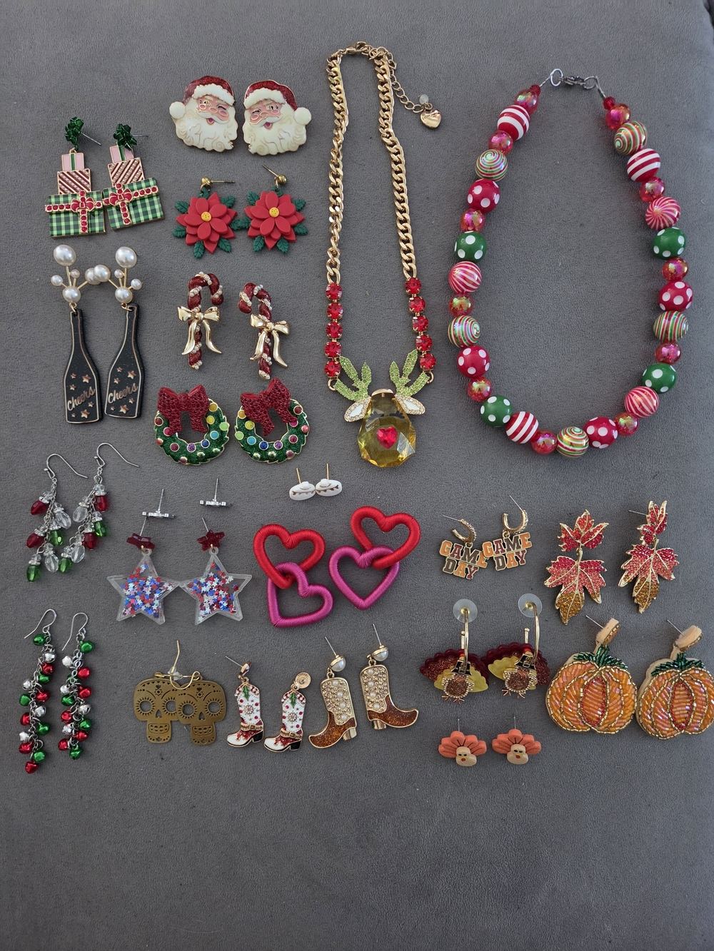 Lot of Holiday Jewelry